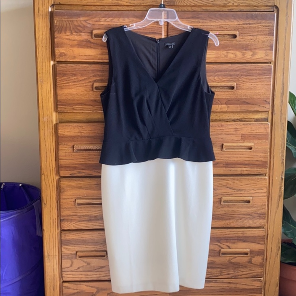 Ann Taylor color block dress